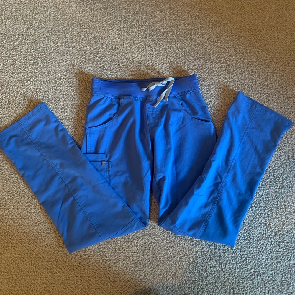 Women Kade Scrub Pant in Ceil Blue